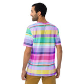 Make a bold statement with this watercolor strokes crew neck, a masterpiece of color and comfort for the modern man.